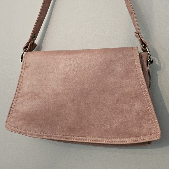 Vintage Stone Pink & Silver Cabrelli Shoulder Bag | Size OS - Picture 5 of 11